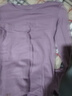 顶瓜瓜顶呱呱秋衣秋裤女纯棉抗菌情侣190g薄款保暖内衣套装女萱草紫160 实拍图