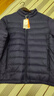 雪中飞男女立领秋羽绒百搭轻薄鸭绒立领修身轻盈隐藏式口袋 朱墨灰|8C83-男 2XL 185/104A 实拍图