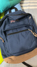 JANSPORT杰斯伯双肩包女男复刻暮光学生电脑包旅行背包书包 4QVA003海军蓝-侧袋+隔层 实拍图