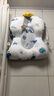世纪宝贝（babyhood）小鳄鱼浴盆 婴儿洗澡盆宝宝折叠浴盆 儿童澡盆赠浴垫+水温计 实拍图