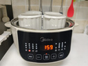 美的（Midea）电炖锅电蒸锅电炖盅隔水炖 0涂层不锈钢内胆多功能煮粥煲汤燕窝炖盅4.5L白瓷炖蒸炖一体MD-DZC2556 实拍图