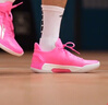 李宁利刃4 V2丨篮球鞋男鞋透气网面低帮支撑稳定实战比赛鞋 【Pink】荧光耀粉/标准白-13 43 实拍图