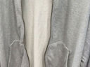 优衣库男装女装连帽拉链运动开衫长袖外套休闲卫衣25新款479800 05 天灰色 M 实拍图