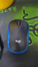 罗技（Logitech）M185鼠标 无线鼠标 办公鼠标 对称鼠标 黑色蓝边 带无线2.4G接收器 实拍图