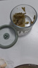 WELLMEET咸菜盒玻璃保鲜盒小碗密封罐食品级泡菜专用榨菜小饭盒子迷你带盖 【两个装】水绿色240ml【高硼硅玻璃】 实拍图