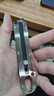 多功能不锈钢美工刀重型裁纸刀具美工刀重型超锋利裁纸刀墙纸刀工业级全金属刀架刀片木工工具 德国精工【独立包装3把+50片刀片装】十合一 实拍图