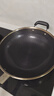 炊大皇炒锅有钛0氟不粘锅316L不锈钢不粘平底炒锅34cm 实拍图