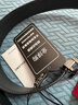 菲拉格慕（Ferragamo）腰带男士商务双面板扣皮带牛皮 3.5CM宽 七夕节礼物 送男友礼盒装 黑蓝双面/荔枝纹679710 687611 实拍图