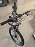 凤凰儿童自行车6-12岁自行车学生12-18岁大童山地自行车双碟刹带减震 银白色-变速一体轮 22寸（适合身高140-155cm） 实拍图