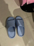 朴西小鲨鱼软底儿童凉拖鞋男童宝宝洗澡防滑家居室内拖鞋女童 原力蓝 实拍图