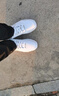 安踏男鞋运动鞋子男士秋冬季款皮面防泼水透气轻便软底白色跑步休闲鞋 【皮面防泼水神器】安踏白/灰-4 43 实拍图