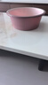 福爱家脸盆特厚38cm洗脸盆洗衣盆洗脚盆洗菜盆学生盆泡脚盆桶粉1只装 实拍图