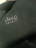 JEEP SPIRIT吉普休闲夹克男外套纯棉拉链开衫茄克春秋简约上衣男装 黑色19002 XXL码建议175-185斤穿着 实拍图