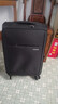 汉客万向轮行李箱旅行箱男女拉杆箱小箱子登机箱密码箱包黑色20英寸 实拍图