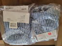 三枪（THREEGUN）男内裤透气纯棉阿罗裤全棉男士内裤格纹色织宽松内裤平角裤 3条装 绅蓝+白线+红藏格 纯棉色织 3条 2XL （150-170斤） 实拍图
