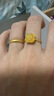 周六福爆闪方糖5G工艺黄金戒指女生日礼物计价A0113174 12号约2.56g 实拍图