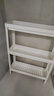宜家（IKEA）拉斯克家居小推车三层置物架移动茶水桌客厅咖啡桌厨房储物收纳架 【升级款】白色小号 28*38*61cm 实拍图