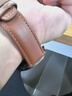 品胜适用华为手表表带Watch5/4/3/GT6/5/Pro/4/3/2真皮表带22mm时尚舒适商务皮革腕带46mm表盘浅棕色 实拍图
