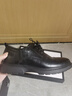 海澜之家HLA皮鞋男商务休闲秋冬正装德比鞋子HAAPXM1EBH090 黑色增高款40 实拍图