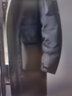 啄木鸟（TUCANO）冬季中长款羽绒服男士大码白鸭绒连帽羽绒服男青年保暖外套男上衣 059中长款黑色 4XL (180-205斤） 实拍图