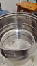 美厨（maxcook）蒸锅 不锈钢28cm单层蒸锅 加厚复合底 燃气炉电磁炉通用 实拍图