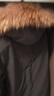京东京造【进口极寒95鹅绒服】羽绒服男外套女冬季新款中长款 曜石黑 XL 实拍图