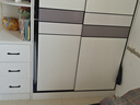 白浅【免费安装】衣柜卧室储物柜子移门衣橱简易推拉门大衣柜 【两门】1.2米主柜+边柜 实拍图