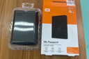 西部数据（WD）4TB 移动硬盘 USB3.0 My Passport随行版2.5英寸 黑 机械硬盘 笔记本电脑外接 大容量加密存储 实拍图
