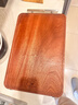双枪乌金檀木整木菜板 百年龄砧板家用切菜案板抗菌实木菜板45*30*2.5 实拍图