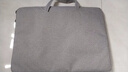 嘉速 15.6/16英寸笔记本电脑包  适用于MacBook小米联想华为戴尔惠普华硕 商务超薄简约内胆保护套 灰 实拍图