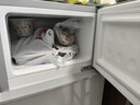 HYUNDAI（韩国现代）小冰箱迷你小型家用冷藏冷冻宿舍出租房办公室双开门二门电冰箱节能省电 80L银【租房神器+高性价比】 实拍图