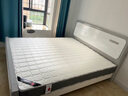 首年全实木床轻奢床现代简约主卧双人床白色高箱储物婚床卧室家具 静音床+天丝乳胶床垫 1.8米*2米框架款 实拍图