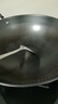 美菱（MeiLing）双耳大铁锅无涂层蜂窝炒锅圆底商用炒菜锅熟铁锅燃气炉专用 实拍图