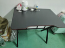 奥伦福特  电脑桌台式家用电竞游戏桌办公书桌简约书房写字桌子 碳纤维纹路单桌-80*60 升级款电竞桌 实拍图