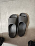 京东京造【泡泡云】踩屎感厚底轻盈防滑外穿拖鞋新款拖鞋男士 灰色40-41 实拍图