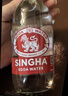 伟狮singha泰国原装无糖气泡水325ml*24瓶苏打水玻璃瓶整箱装 实拍图
