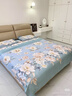 富安娜家纺床上四件套 高档提花套件纯棉床单四件套诗语双人加大1.8米床 实拍图