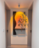 鲸与光 夕阳落日灯 日不落射灯 嵌入式 玄关壁画灯走廊洗墙灯 白色嵌入式 夕阳灯-夕阳红10瓦 实拍图