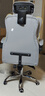 奥伦福特 电脑椅办公椅子电竞椅家用人体工学椅老板椅主播靠背椅皮革转椅 创意工学椅-灰+含乳胶垫【二代】 实拍图