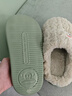 大嘴猴2025冬季新款棉拖鞋女士毛绒保暖居家用室内防滑不臭脚拖鞋男士 绿色 38-39 标准码 实拍图