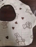宝宝口水巾纱布围嘴全棉A类纯棉韩版印花婴幼儿绉布吃饭围兜毛巾 25*25cm 3条装 实拍图