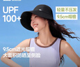 蕉下（beneunder）帽子女夏季防晒帽黑胶棒球帽遮阳帽鸭舌帽大帽檐防紫外线BM530 实拍图