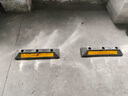 停车阻挡器限位器阻车器车位限位器橡胶止退器横杆款 【橡塑加强款】55*15*10cm 实拍图