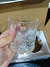 CLITON 玻璃威士忌酒杯 欧式雕花烈酒杯洋酒杯家用水杯玻璃杯套装 2只装 实拍图