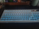 狼蛛（AULA）S99无线蓝牙有线三模键盘机械手感 游戏电竞专用RGB背光拼色静音键盘鼠标套装mac电脑键盘 S99Pro星云冰蓝【多功能显示屏】三模RGB 实拍图