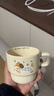 网红新款叠叠马克杯宿舍家用可爱狗陶瓷杯水杯礼物茶杯咖啡杯 奶油色 1个 280ml 奶白礼帽小狗叠叠杯【无盒装】 实拍图