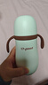 世喜小月龄保温杯316L不锈钢吸管水杯保温奶瓶迷彩杯套+鸭嘴+直饮吸管 实拍图