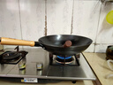 中福陆川铁锅炒菜锅家用无涂层氮化窒化广西生铁铸铁锅炒锅燃气已开锅 圆底 36cm 【无耳+锅盖】商家自发物流 实拍图