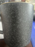 京东京造 故宴窑变 茶杯陶瓷杯茶水分离杯礼盒装【陶瓷茶漏】 磨石黑400ML 实拍图