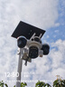 霸天安4G 三摄太阳能摄像头室外免插电无需连wifi终身免流量监控家用360度无死角带夜视全景手机远程户外 实拍图